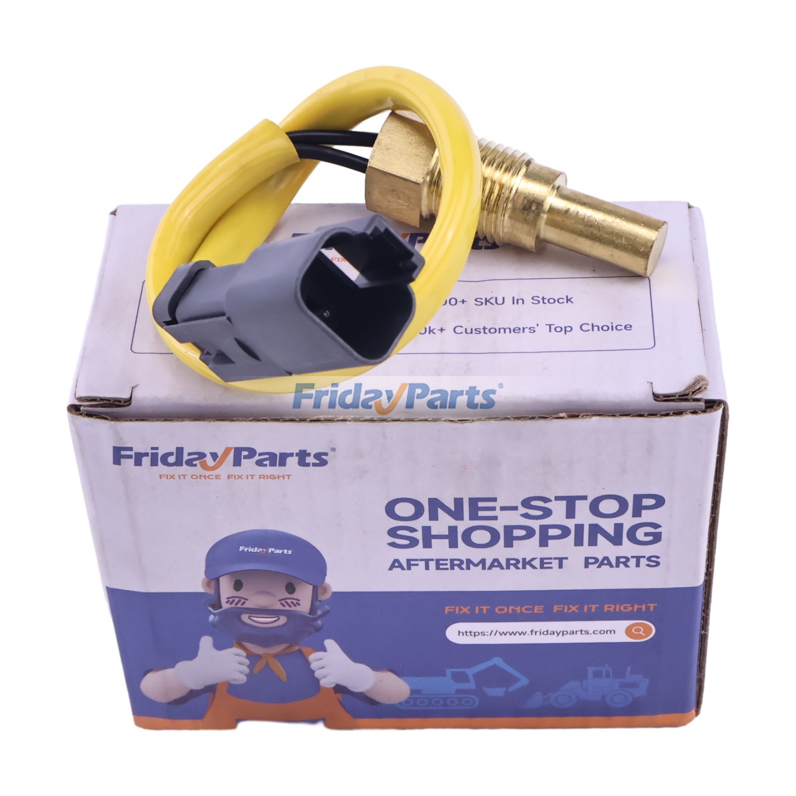 Sensor de temperatura del agua 7861-93-3320 para cargadora de ruedas Komatsu WA150-6 WA200-7 WA270-7 WA380-5L WA470-5 WA480-8 WA1200-3