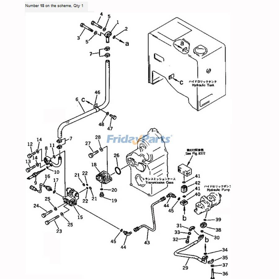 Rad-Notlenkpumpefür Lader