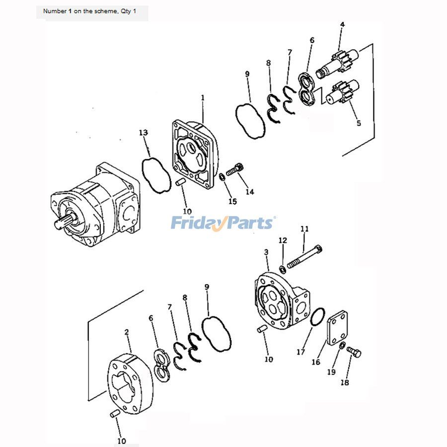 Parte para Pala cargadora