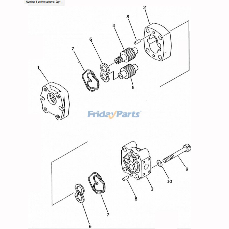 コマツホイールローダーWA30-5 WA30-5-X油圧ポンプ705-40-01320