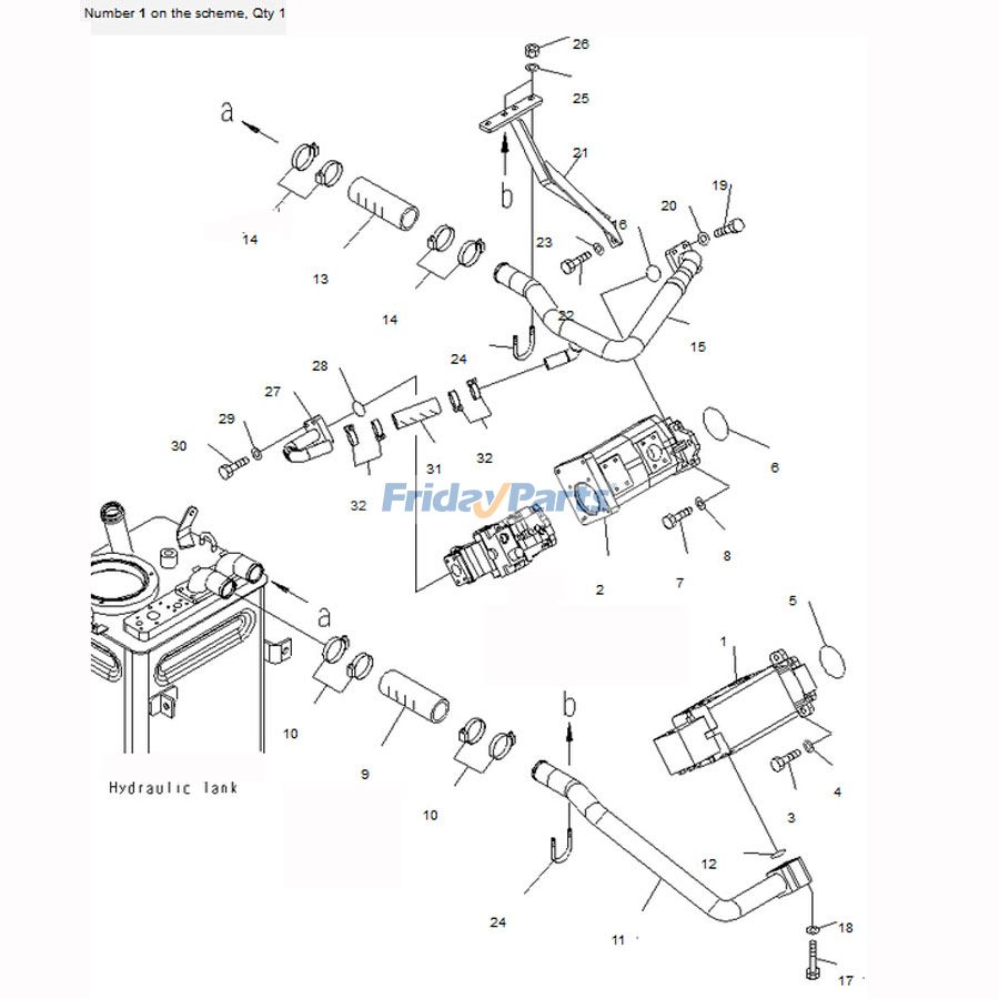 Parte para Pala cargadora