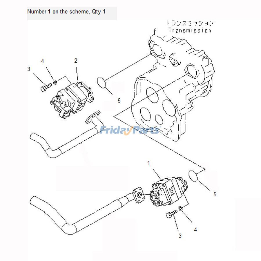 Bomba hidráulica 705-52-30550 para cargadora de ruedas Komatsu WA420-3 WA420-3CS WA420-DZ-3