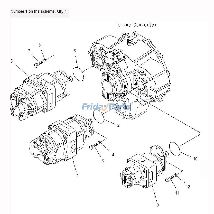 Loader Wheel Hydraulic Pump