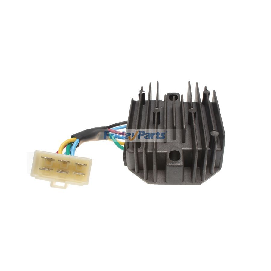 For Kubota Compact Track SVL75-2C SVL75C SVL90 SVL90-2 12V Rectifier Regulator 6 Wire Plug in Stock in China,USA,China Stock,United Kingdom