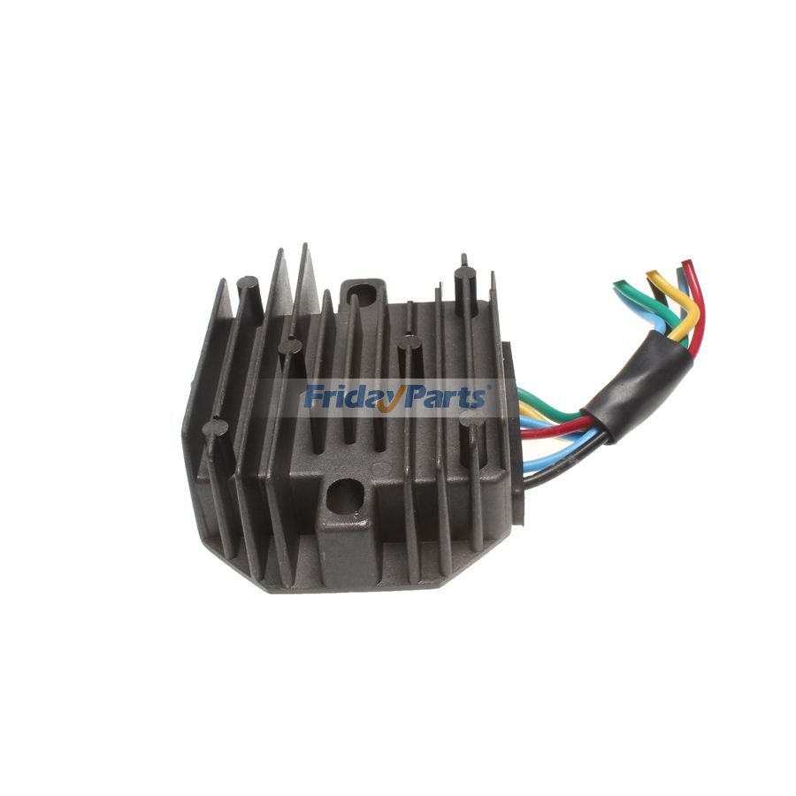 For Kubota Compact Track Loader SVL75-2C SVL75C SVL90 SVL90-2 12V Rectifier Regulator 6 Wire Plug 1J757-64600
