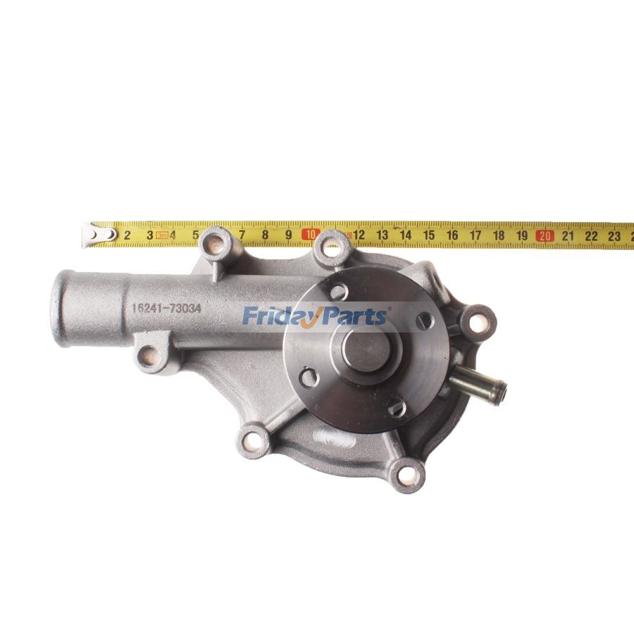 Impulsor de bomba de agua de 60 mm 16241-73034 para motor Kubota D905 D1005 D1105 V1305 V1505 de FridayParts