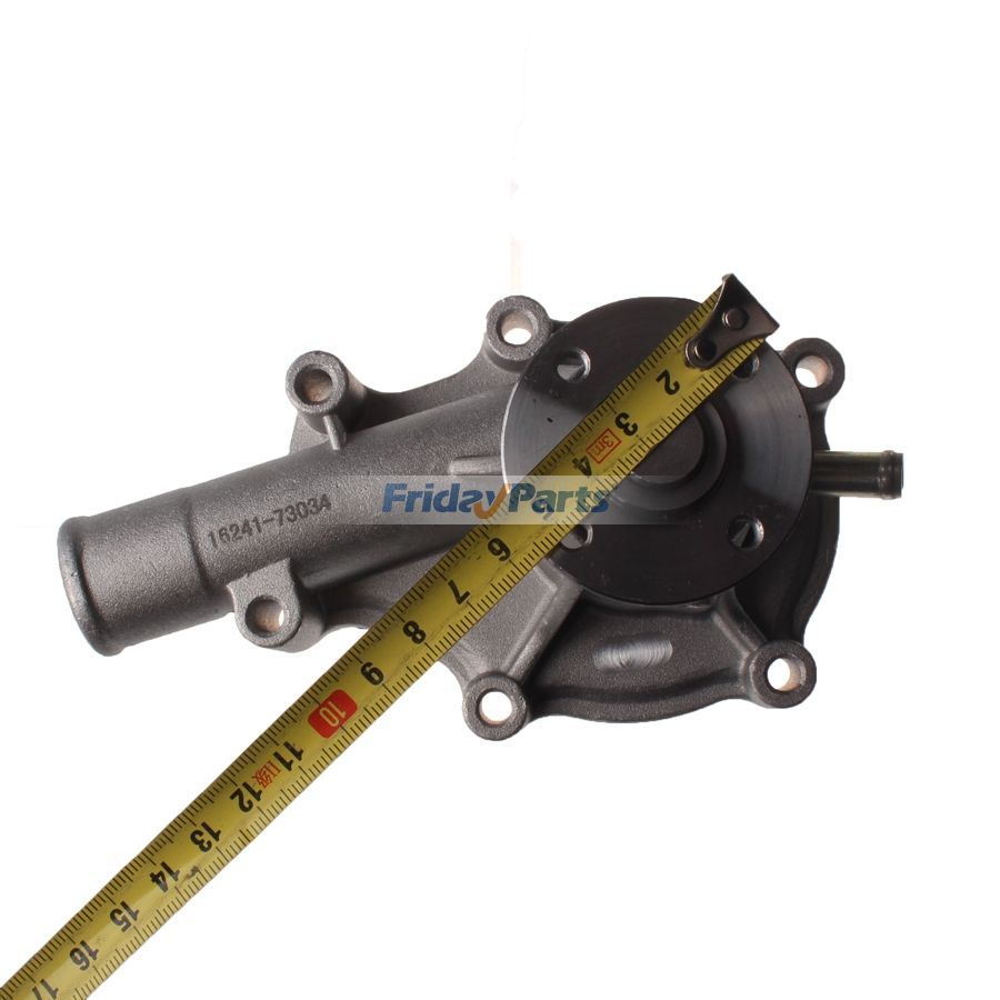 Impulsor de bomba de agua de 60 mm 16241-73034 para motor Kubota D905 D1005 D1105 V1305 V1505 Para KUBOTA