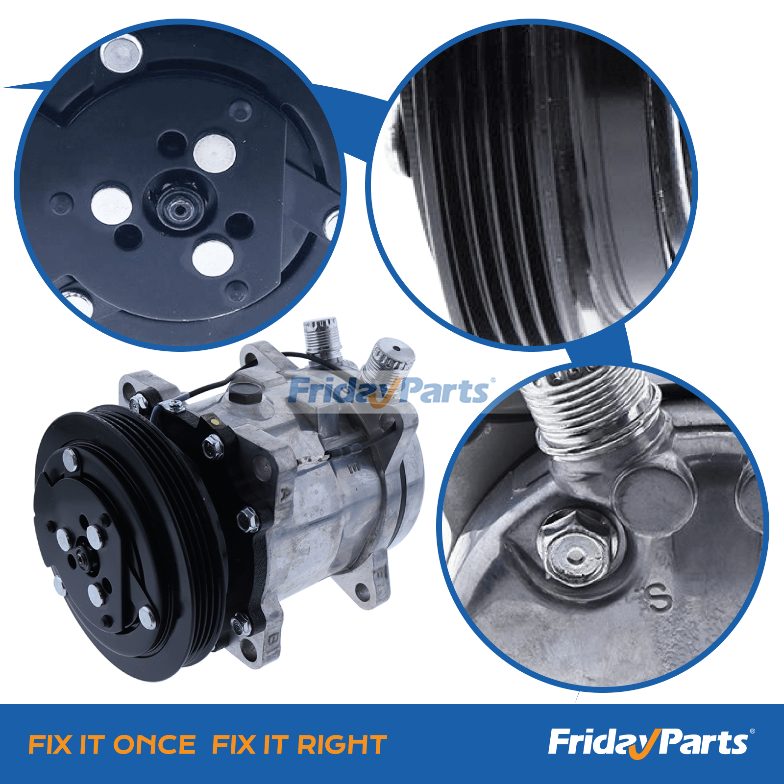 FridayParts SD5H11 A/C Compressor