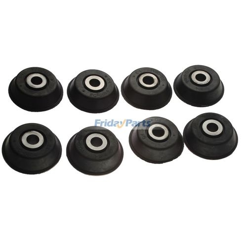 Foot Piece Engine 8 Pieces Engine Mounting Rubber Cushion Feet Bumper for Mitsubishi 6D24 ...