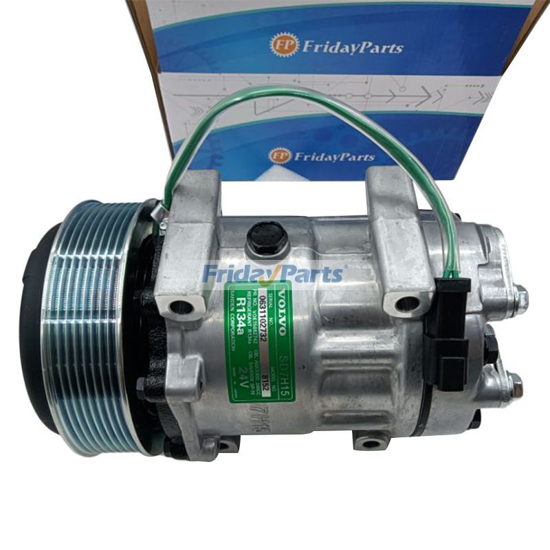 Compresseur de climatisation SD7H15 VOE11104251 pour camion Volvo A40D A35D A30D A25D T450D