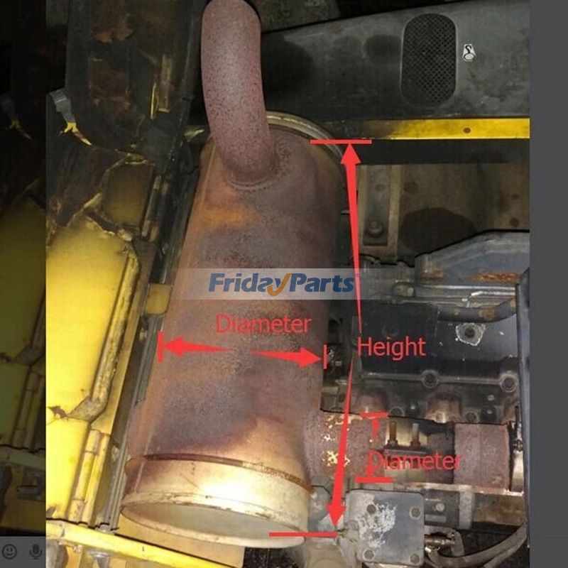 Excavator,Loader Muffler New Type