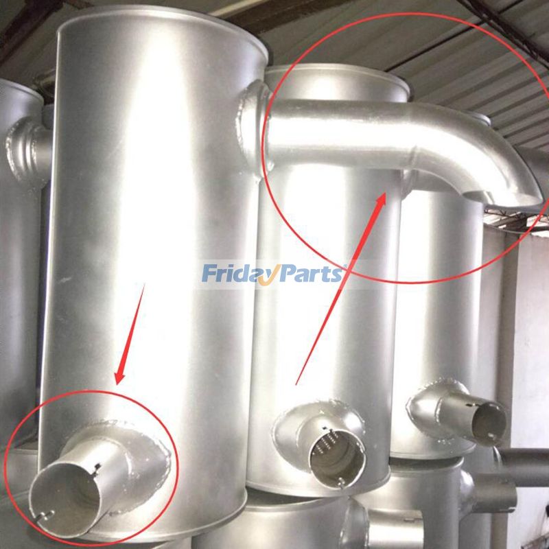 Muffler Silencer for Excavator,Loader