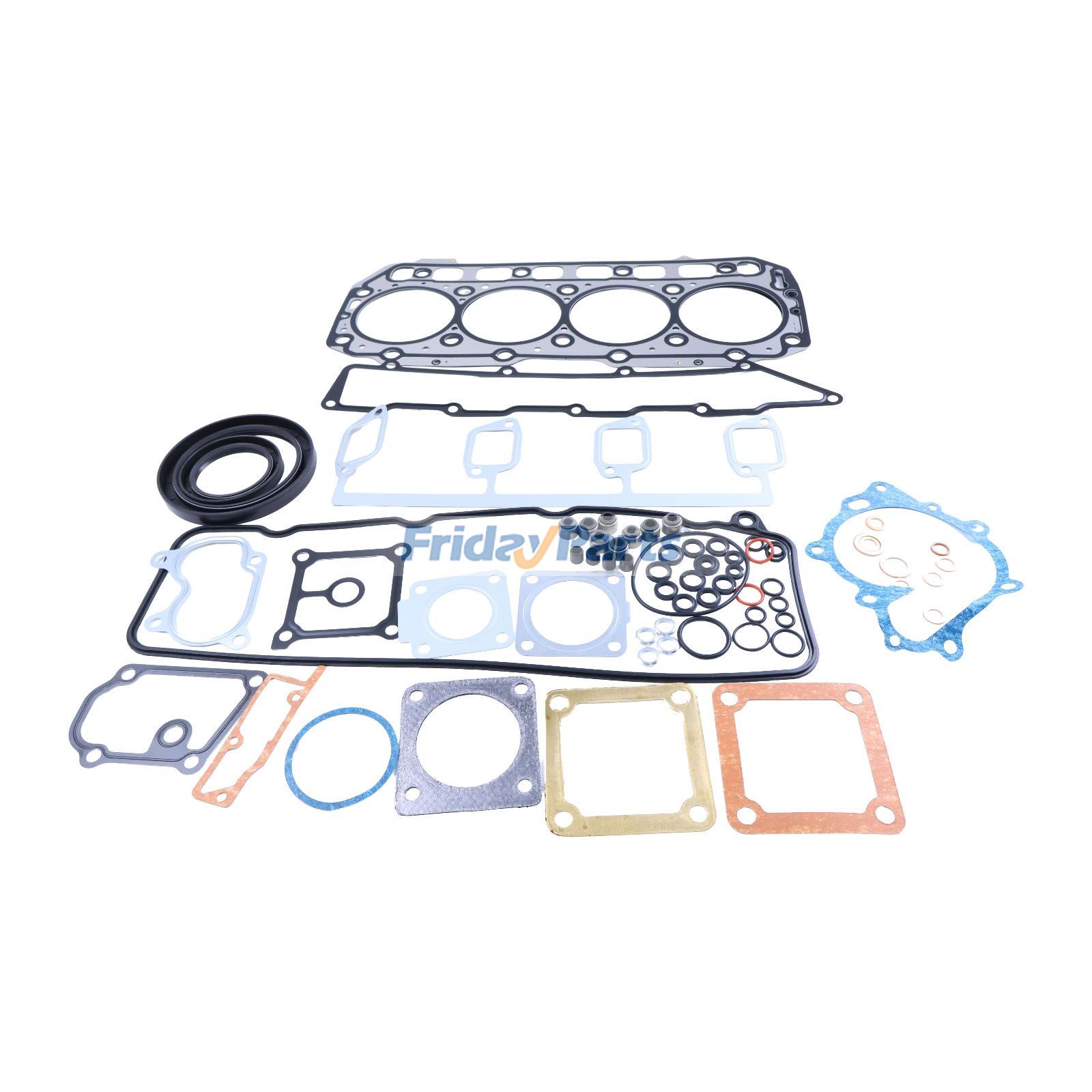 Kit completo de juntas de revisión del motor 723900-92630 para Yanmar 4TNE106D 4TNE106T Komatsu 4D106-1 4D106T de FridayParts