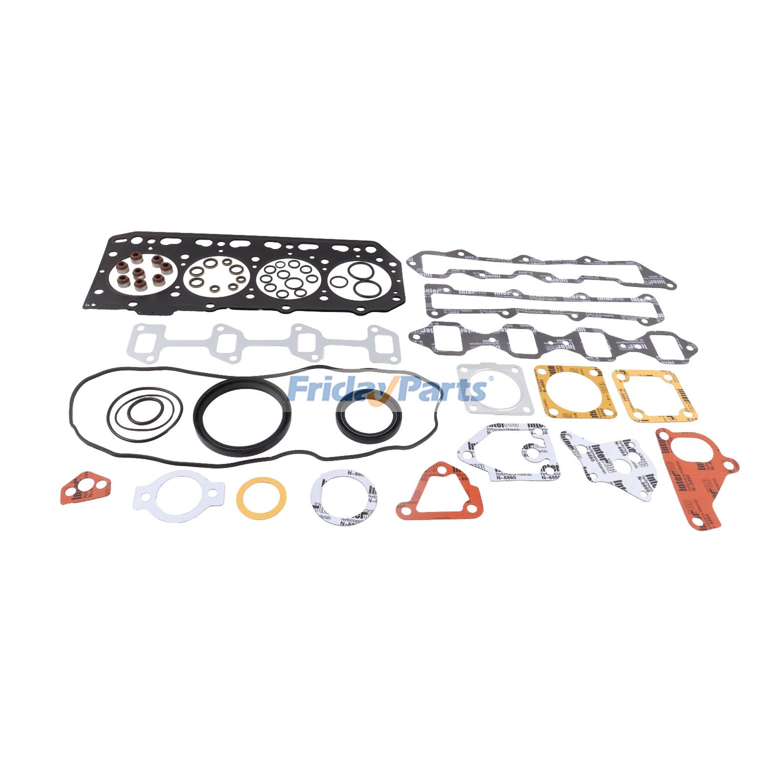 Für Yanmar 4TNE84 Komatsu 4D84E Motorüberholungs-Dichtungssatz