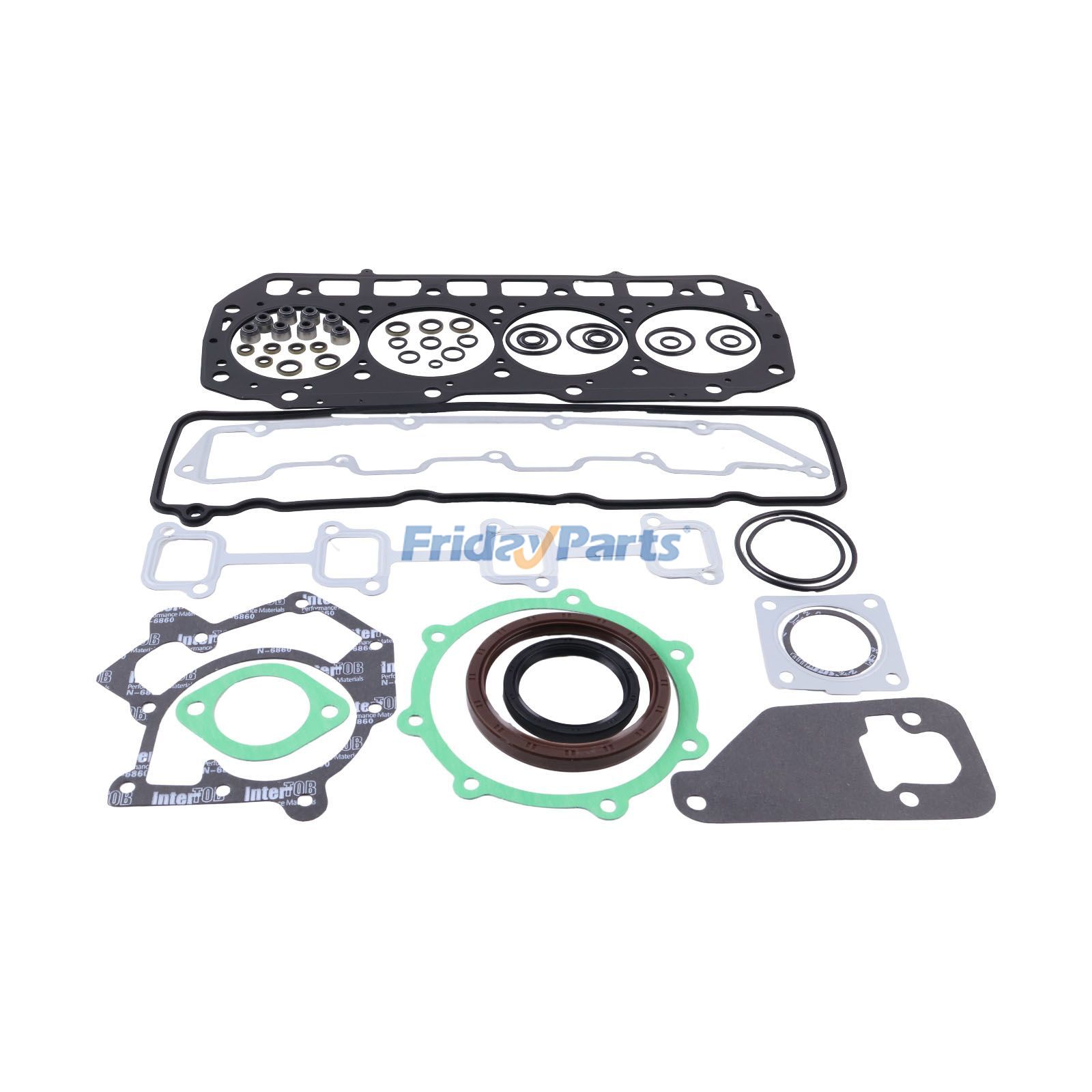 Kit de joints de révision pour moteur Yanmar 4TNE98 Komatsu 4D98EpourPour Atlas Copco,Pour DOOSAN,Pour JOHN DEERE,Pour KOMATSU,Pour Takeuchi,Pour YANMAR