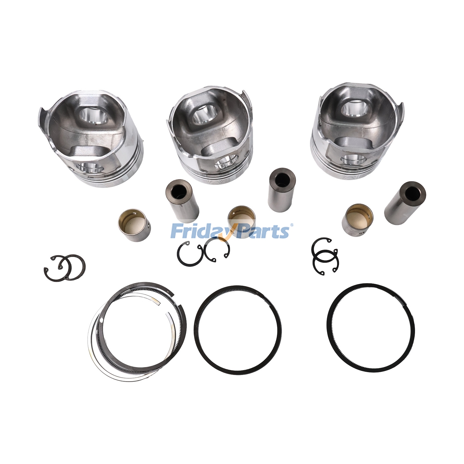 Engine,Excavator STD Piston Kit with Ring 3D84-2 3D84N-2