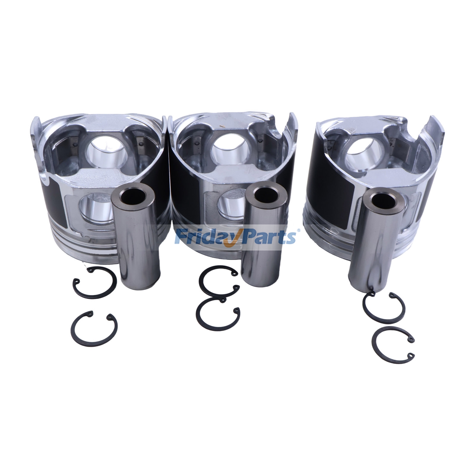 Para motor Yanmar 3TNE84-3 Pistón 3 unidades 1 juego