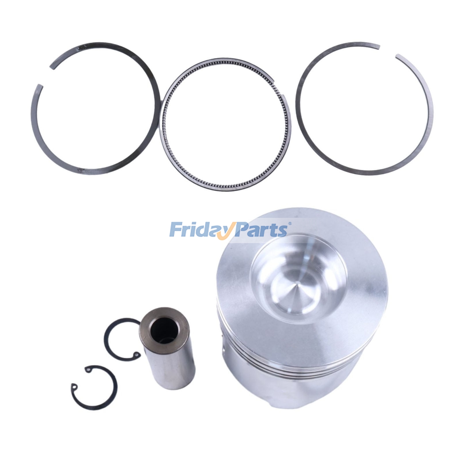 Kit de pistón y juego de anillos YM129001-22081 YM129001-22500 para Yanmar 3TNE88 Komatsu 3D88 3D88E