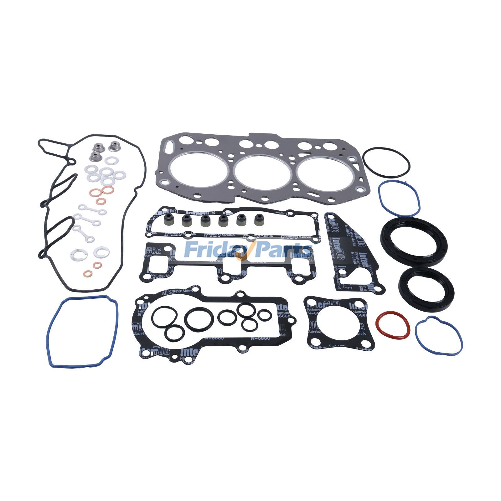 Kit de joints de révisionpour Compacteur,Moteur,Pelle,Chariot Élévateur,Générateur,Chargeur,Tondeuse,Camion Tout-Terrain,Tracteur