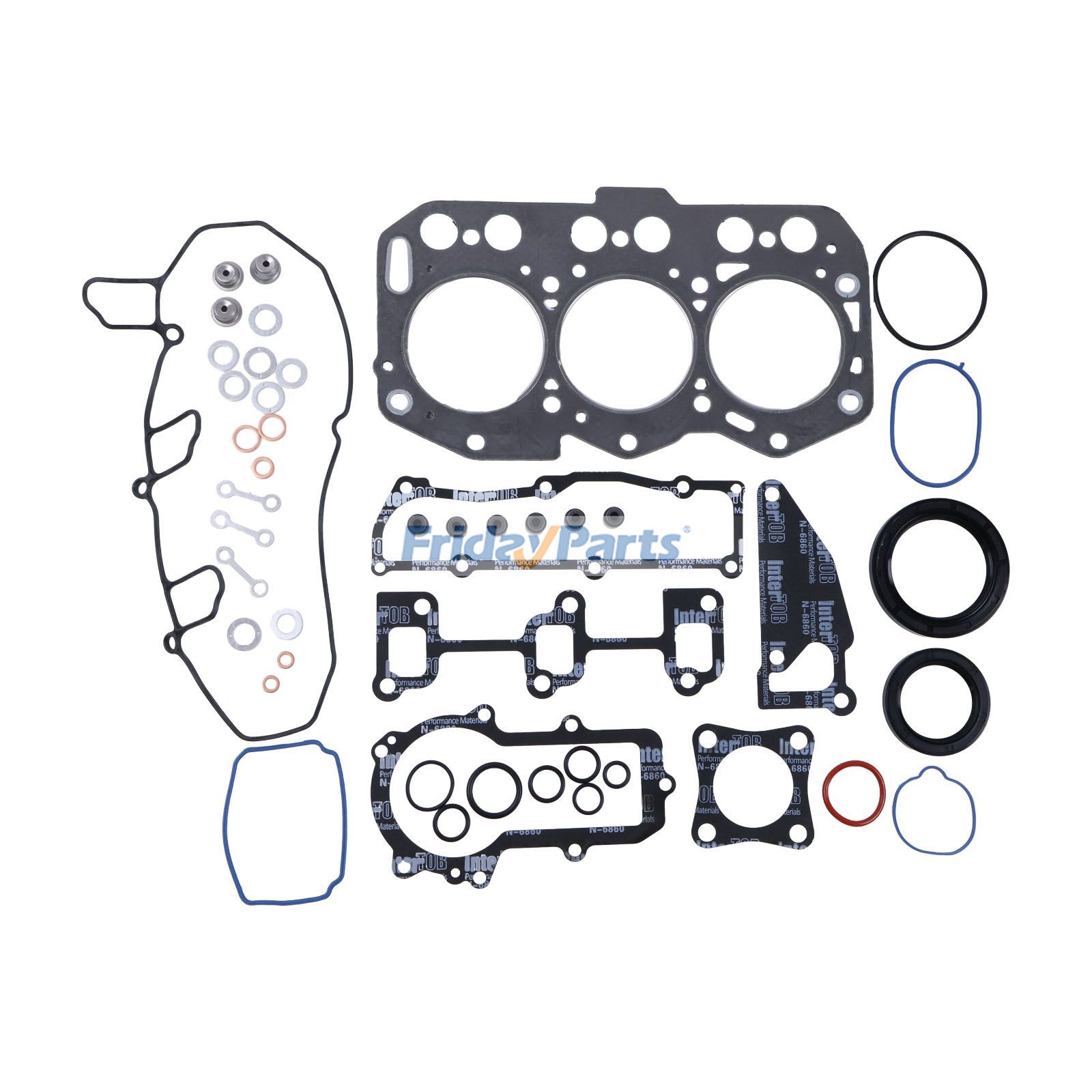 ヤンマーエンジン 3TNV76 オーバーホールガスケットキット