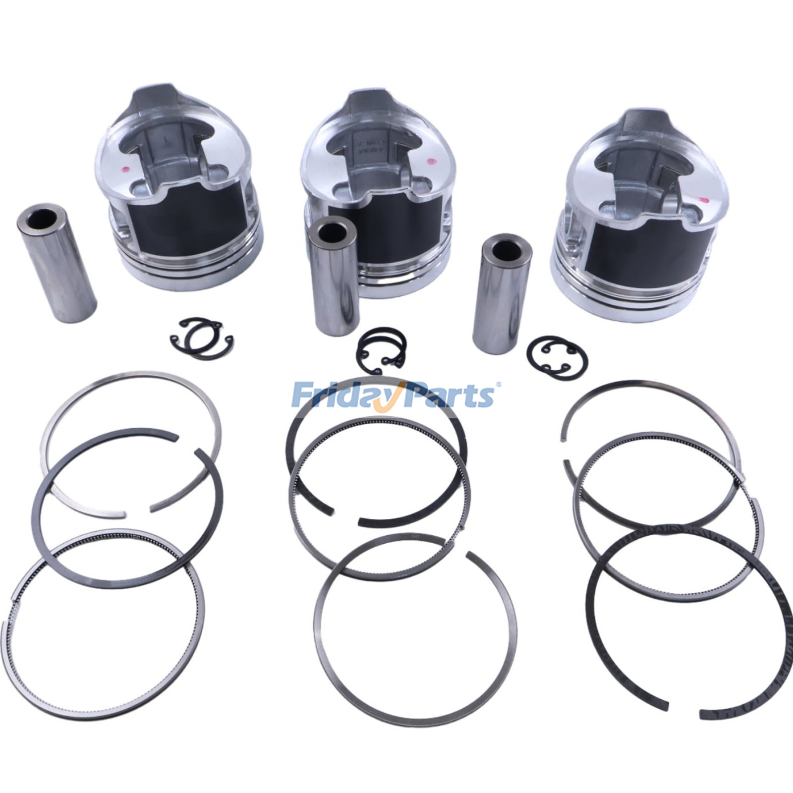 STD-Kolbensatz mit Ring für Yanmar-Motor 3TNV76