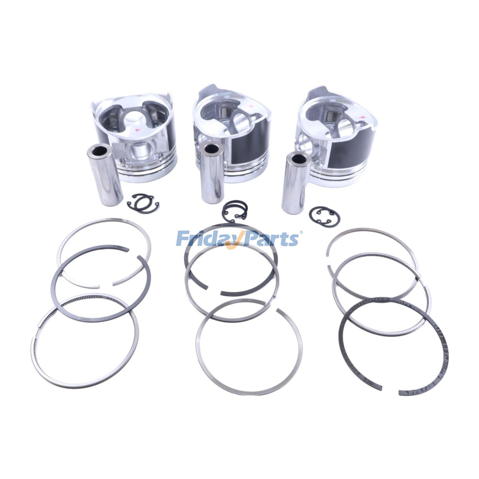 STD Piston Kit with Ring compatible with Excavator