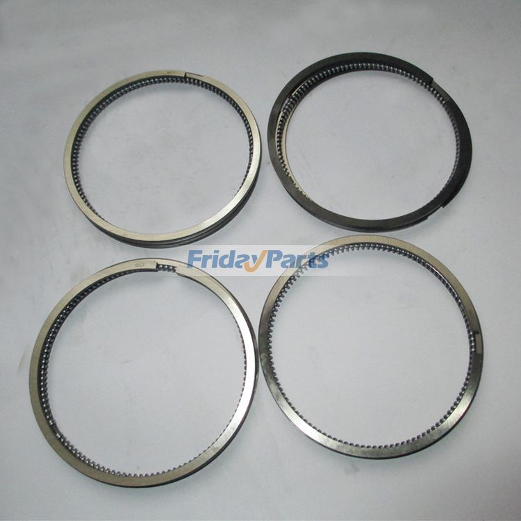 For Yanmar Engine 4D84-3 Piston Ring 4 Units 1 Set