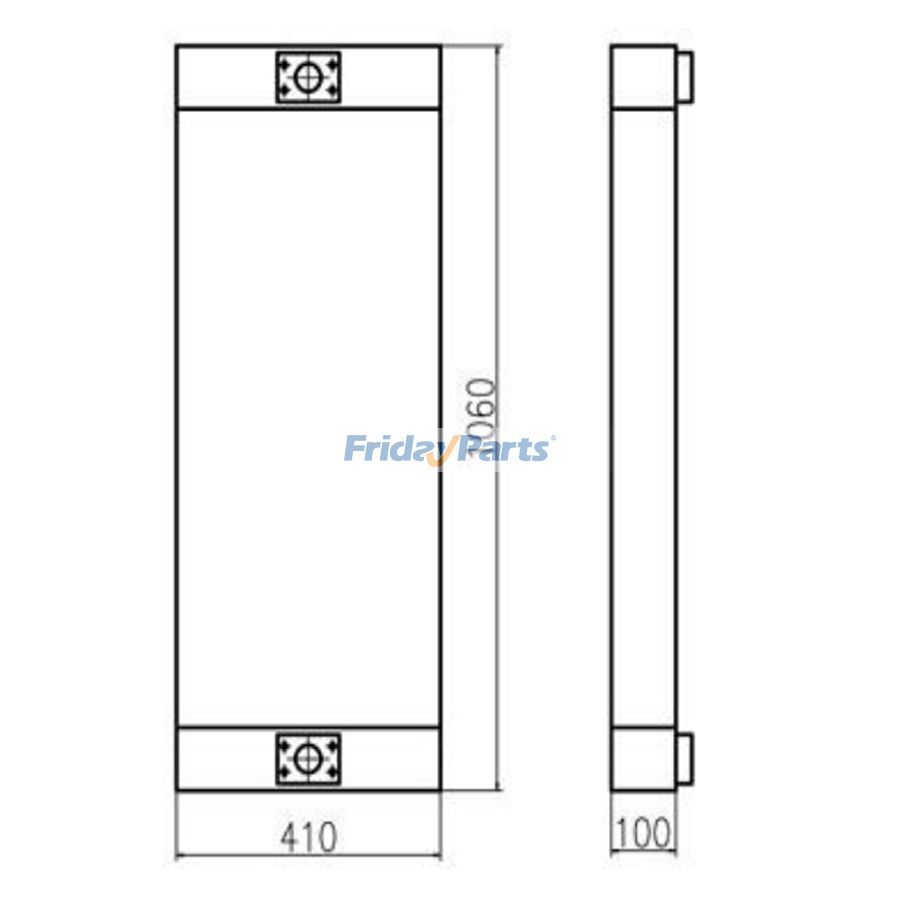 Für Yuchai YC210LC-8 Hydraulikölkühler