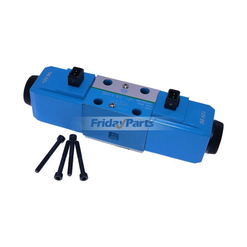 Eaton Vickers JCB バックホーローダー 3CX 用 12V 油圧ソレノイド方向弁 02/332169