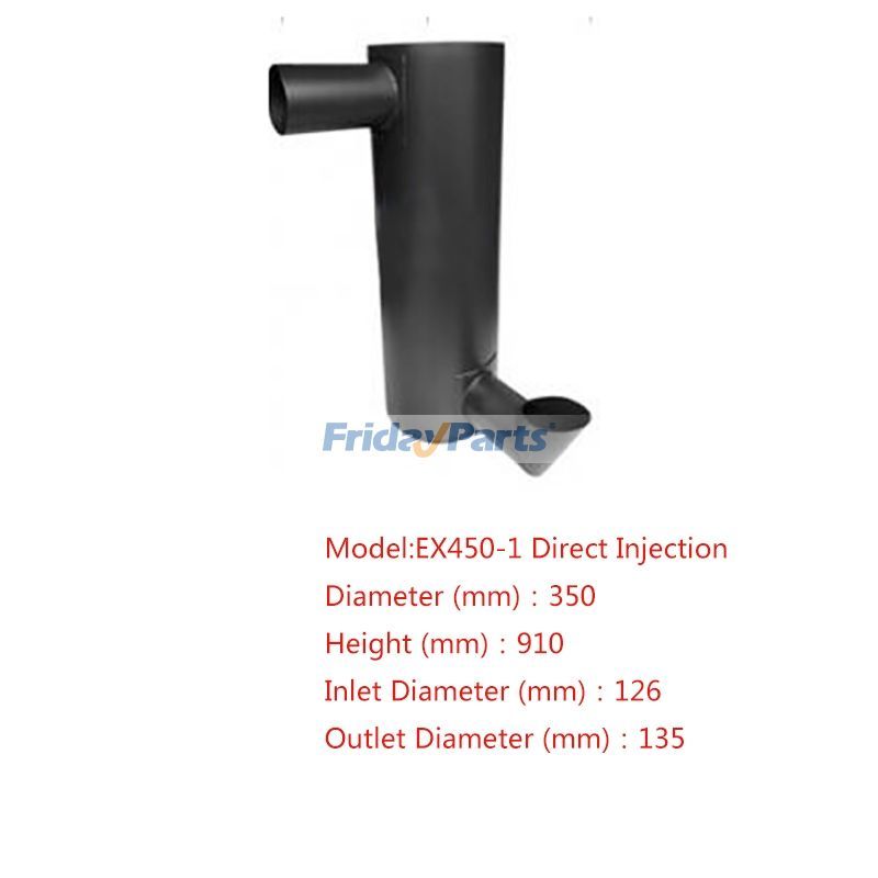 For Hitachi Excavator EX450-1 Muffler