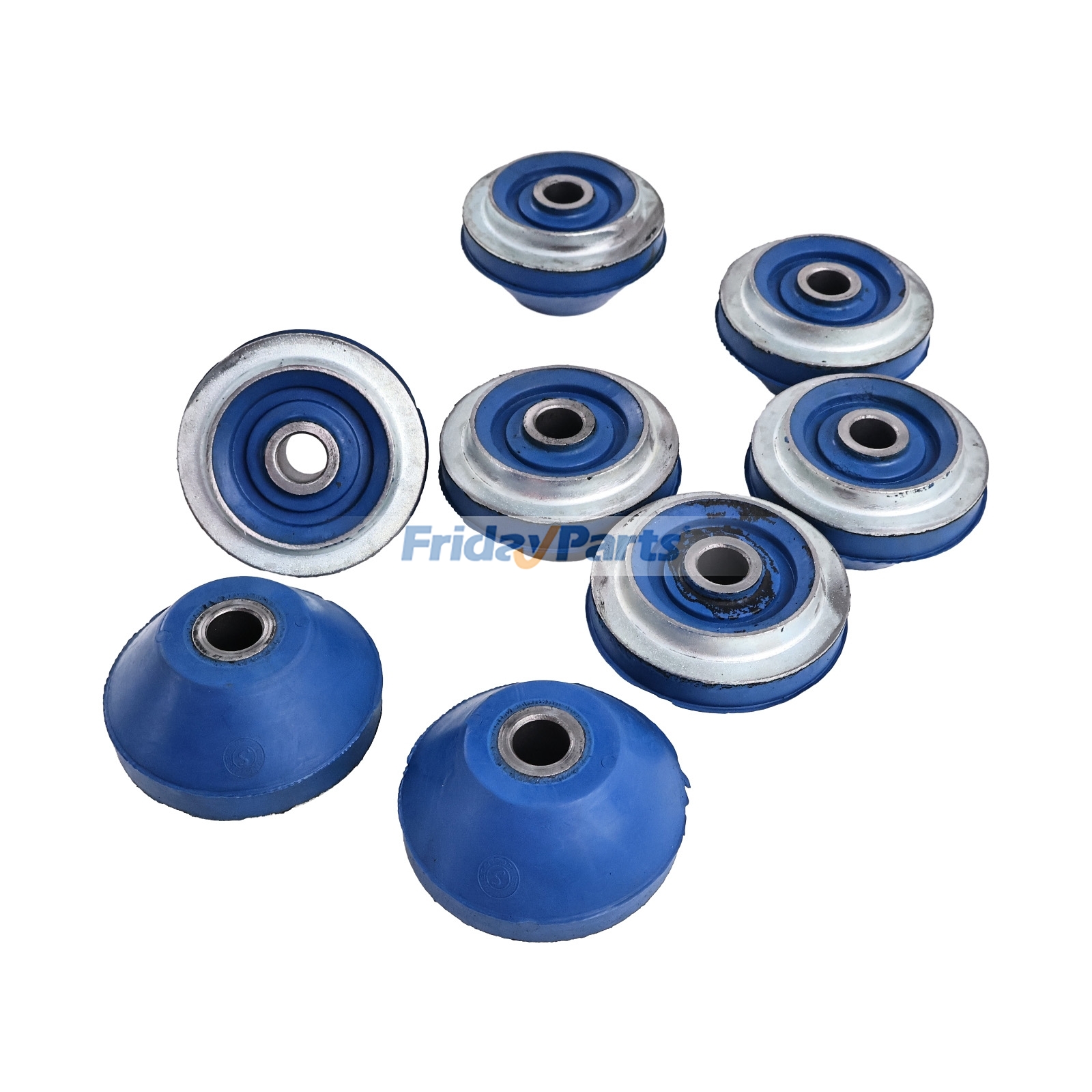 Parachoques de goma para patas de amortiguación de montaje de motor para excavadora Komatsu PC25