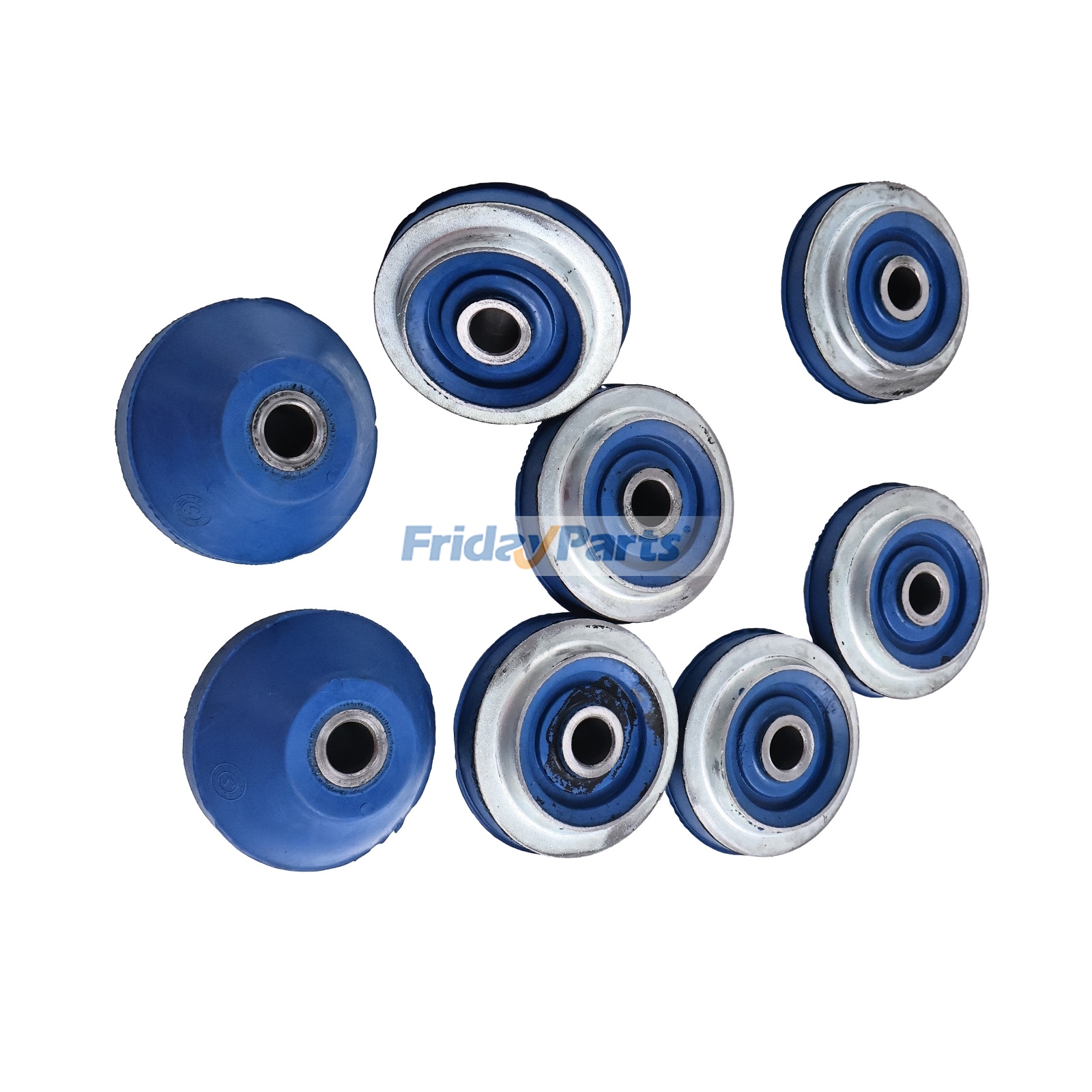 Parachoques de goma para patas de amortiguación de montaje de motor para excavadora Komatsu PC35 de FridayParts