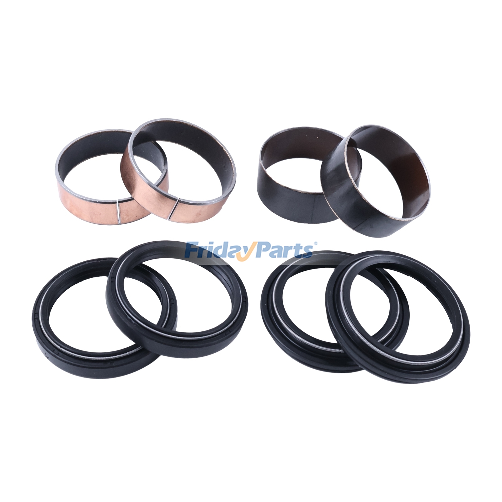 Motorcycle Fork Seals Kit Oil Dust Bushing
