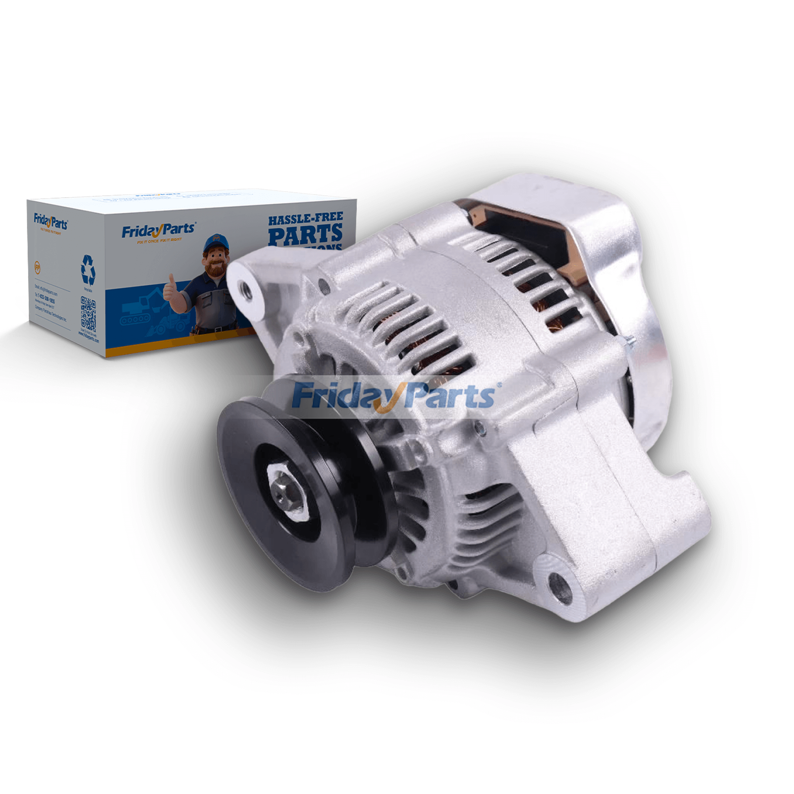 Alternador 27060-UB050 para Toyota Engine 4Y Empilhadeira 02-8FGF15 02-8FGF18 02-8FGF20 02-8FGF25 02-8FGF30 02-8FGJF35 02-8FGKF20 32-8FGF15