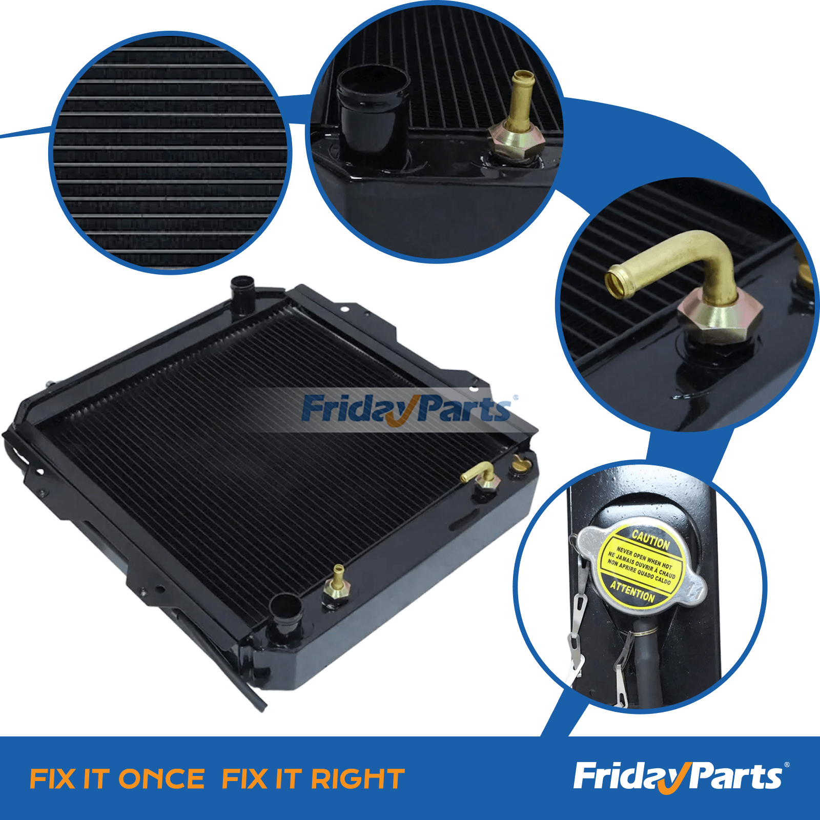 Water Tank Radiator for Engine,Forklift