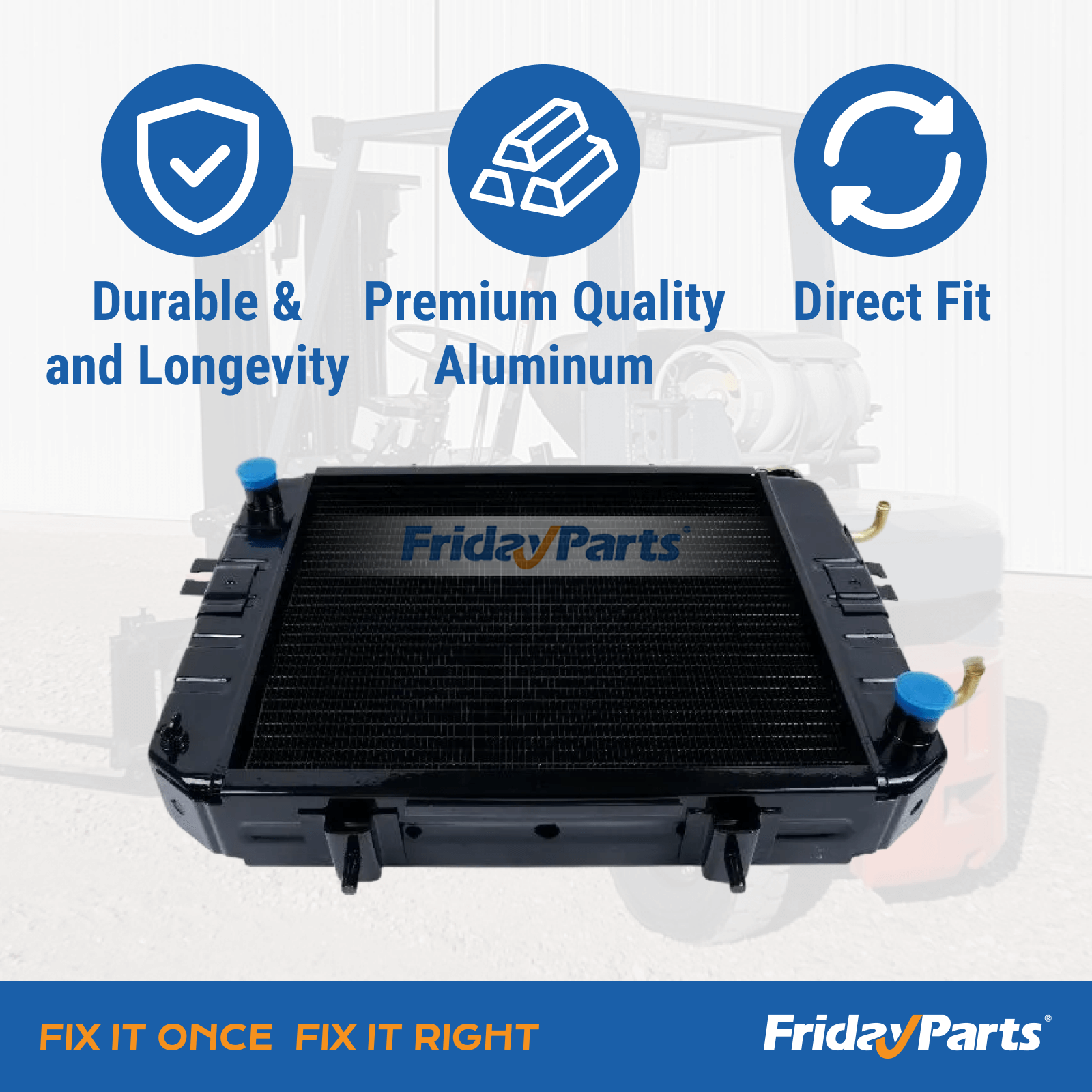 Toyota用エンジン,フォークリフト用水タンクラジエーター