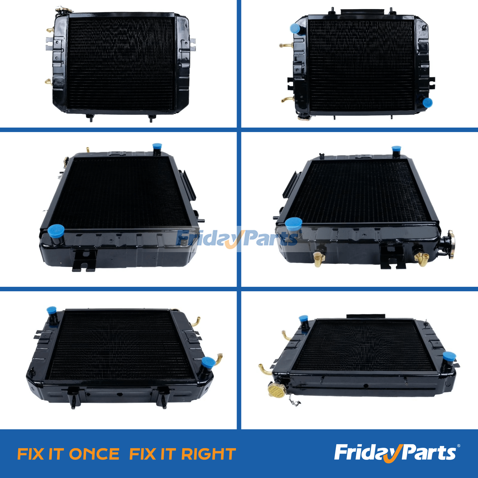 Toyota用用トヨタエンジン 4Y 2J フォークリフト 5FDC20 5FDC30 5FDCU25 40-5FG20 5FG20 5FGC18 用ウォータータンクラジエーター 16410-U2000-71