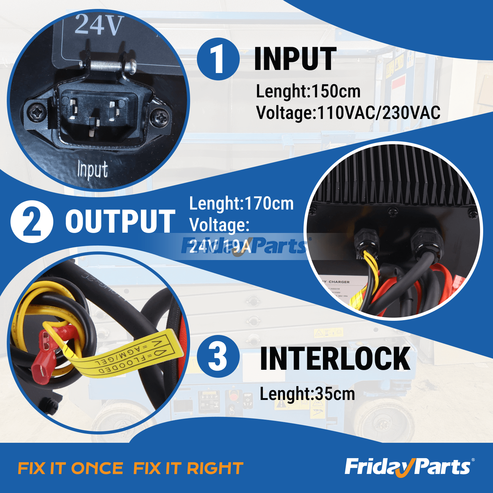 Aerial Work Platforms Battery Charger