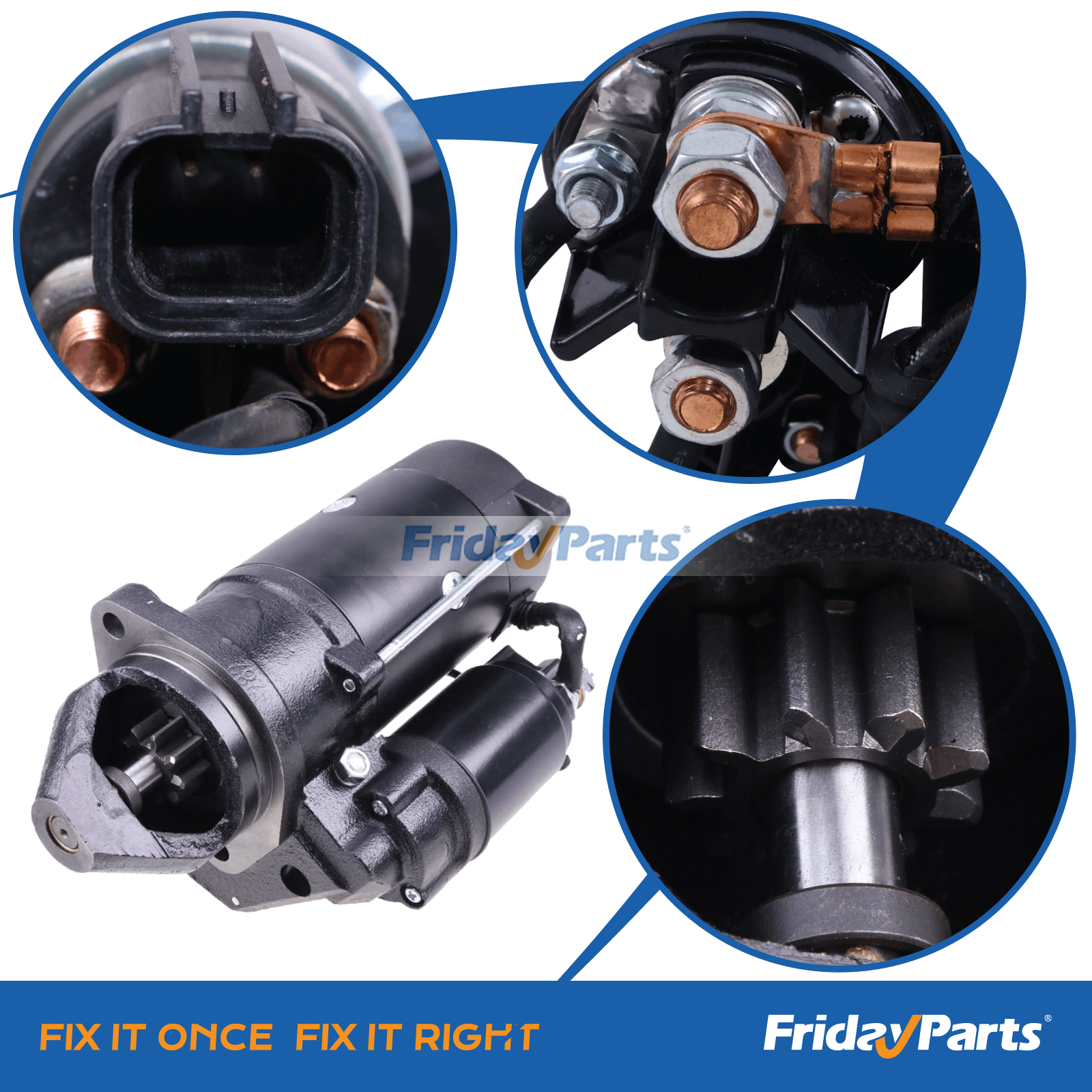 Démarreur 12V 9T 1254594GT pour Genie GTH-5519 S-40 S-45 S-60 S-65 S-80 S-85 Z-45/25 GTH-2506 GS-3390 GS-4390 GS-5390pourPour Genie