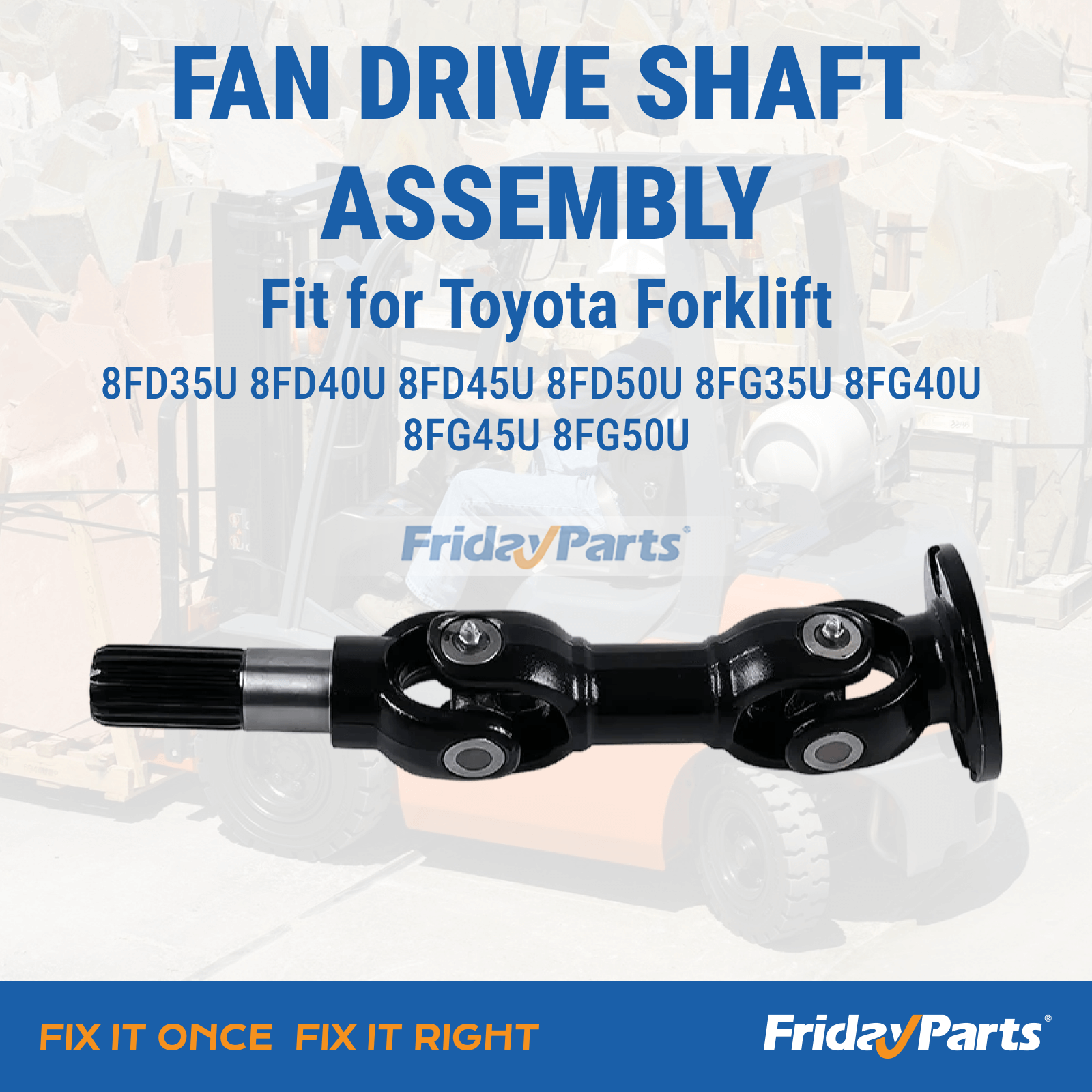 Fan Drive Shaft Assembly in Stock in China,USA