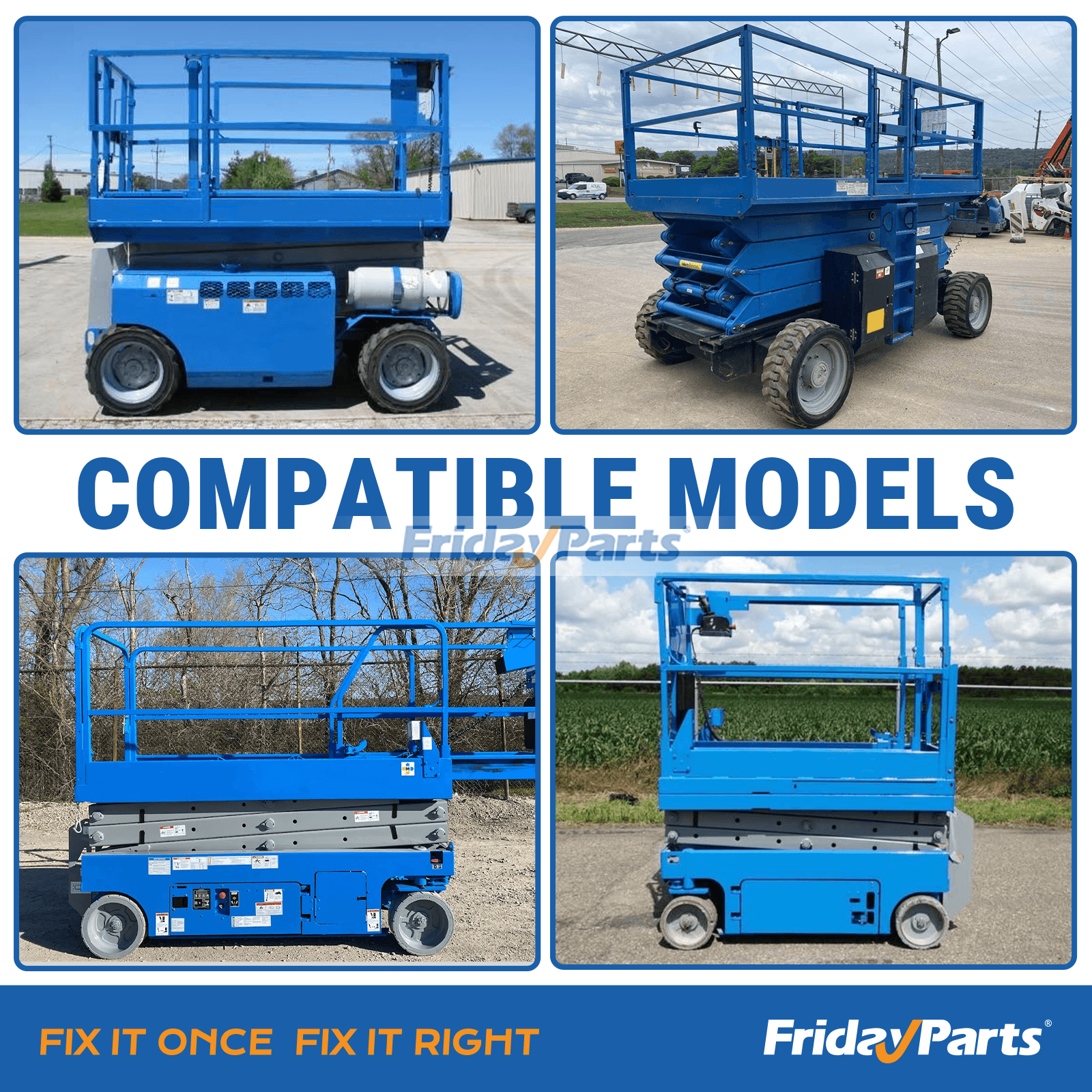 11Wire Single Axis Joystick Controller GS-2668 GS-2669 For Genie Aerial Work Platforms