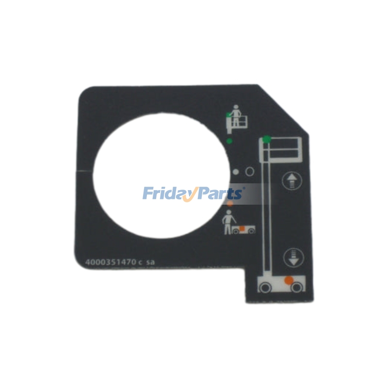 Frame Control Panel Label 4000351470 for Haulotte Vertical Mast Lift STAR 8S 20 13P 6P 6 13 Premium Quality with 3-Year Warranty