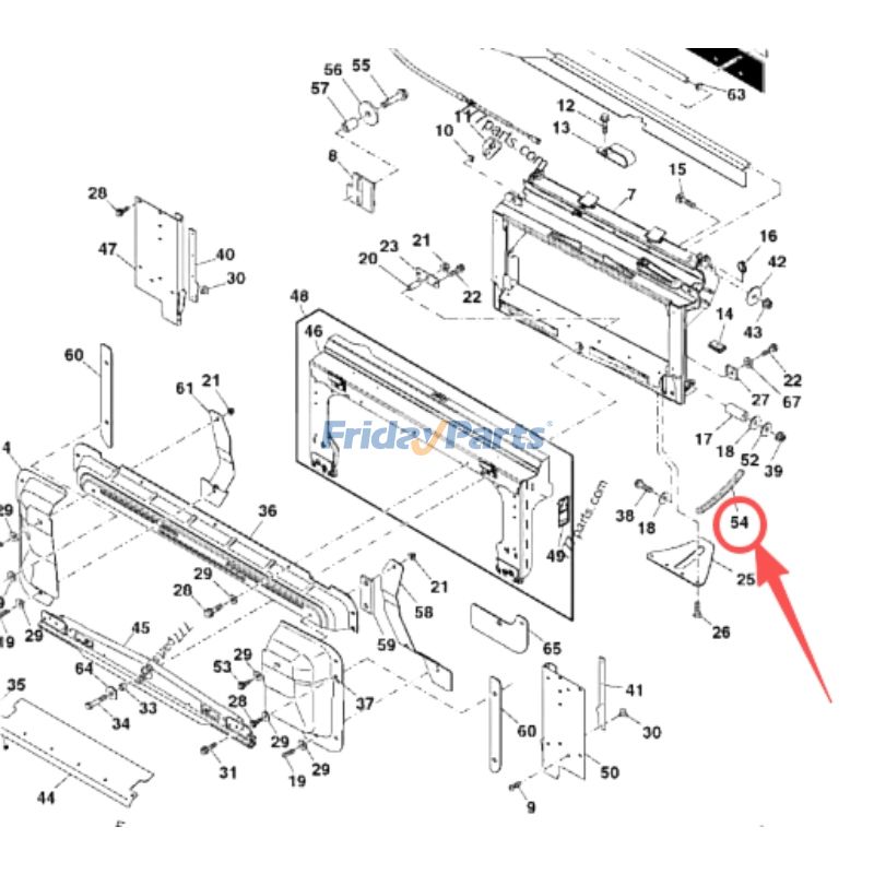 FridayParts Rahmenplatte