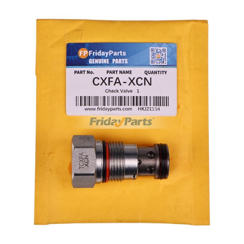 Clapet anti-retour latéral à flux libre CXFA-XCN pour Sun Hydraulics