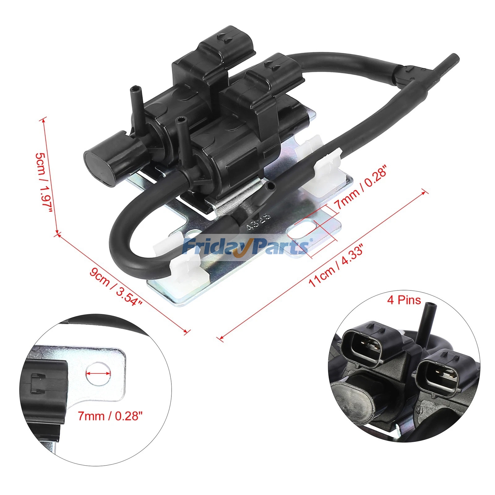 Válvula solenoide de control de embrague de rueda libre 8657A065 para Mitsubishi L200 2008-2015 y Montero Sport 2005-2018 Para Mitsubishi