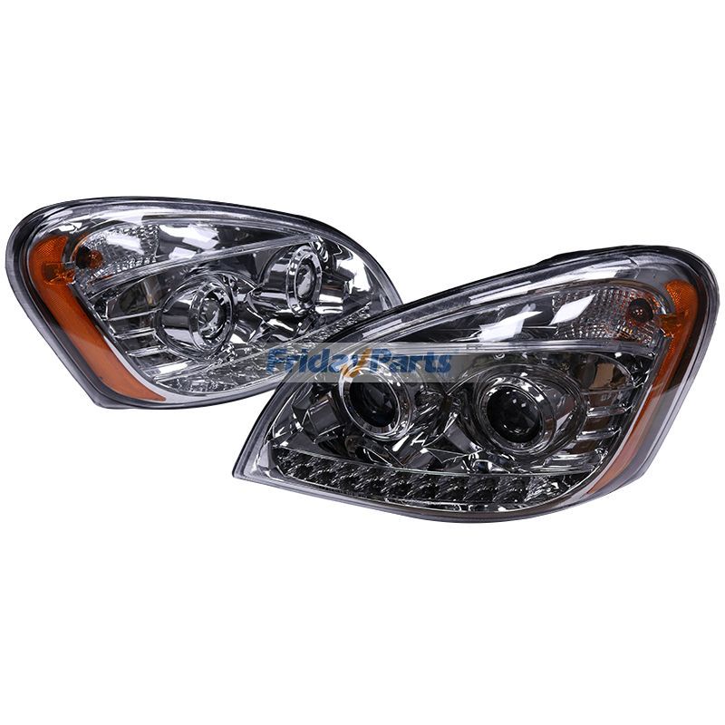  Cascadia Left&Right LED Headlight Pair Set2008-2018 For Freightliner