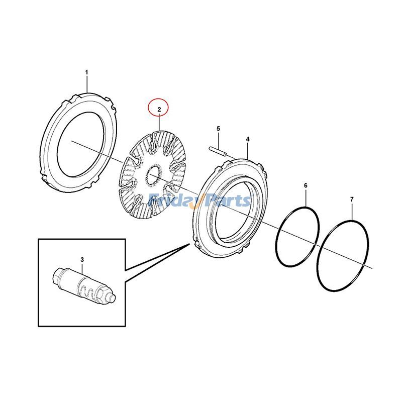 Friction Disc Wheel for Loader