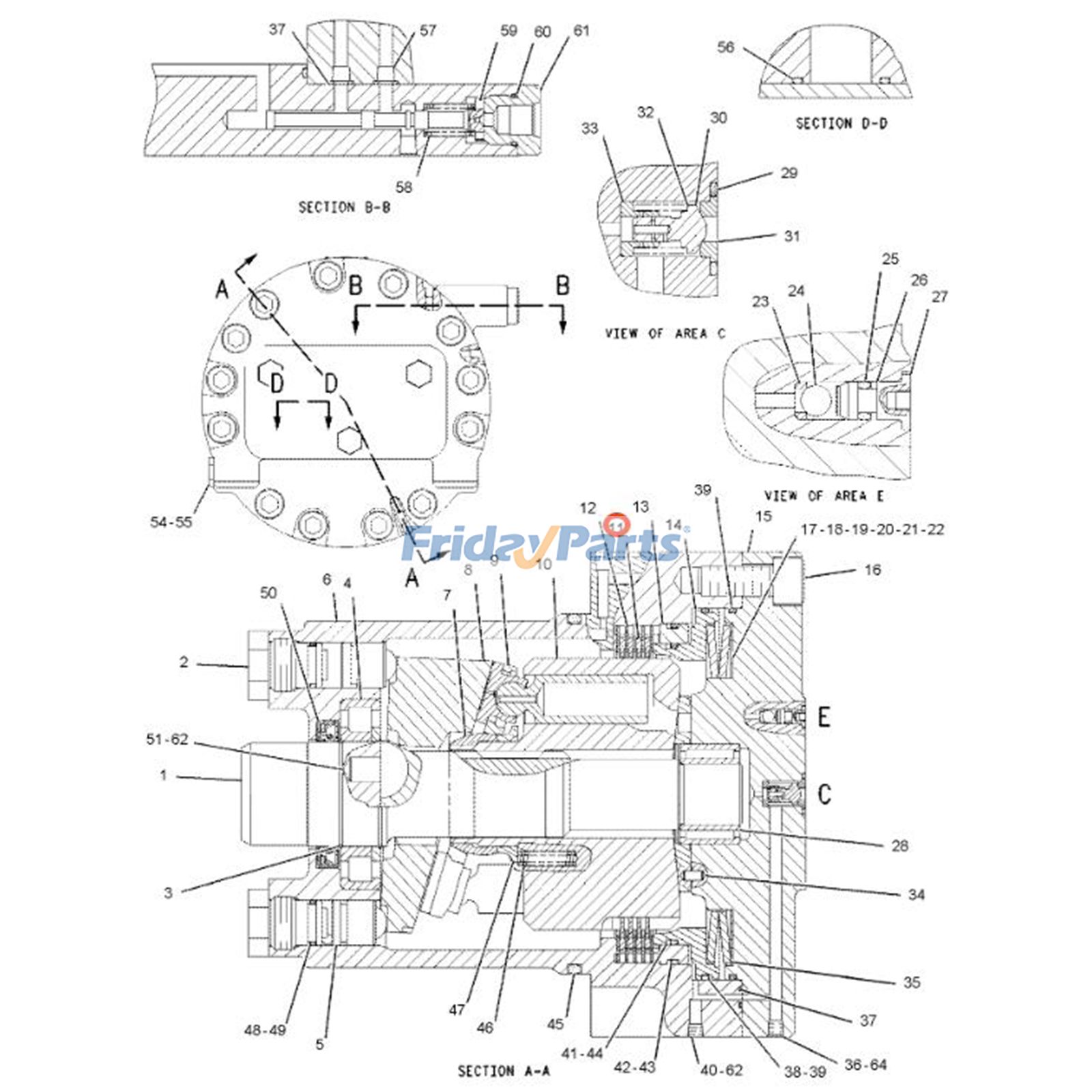 エンジン,エクスカベーター 摩擦プレート