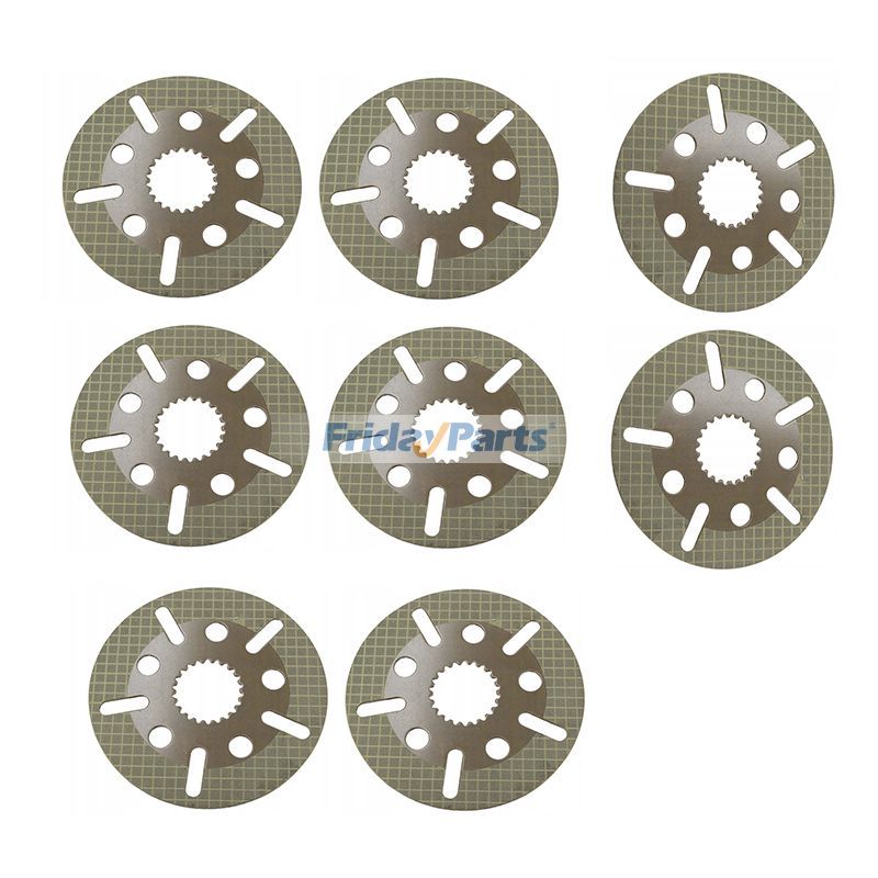 8 Pieces Friction Plate 133-7234 for Caterpillar CAT Loader 416B 416C 426B 438C