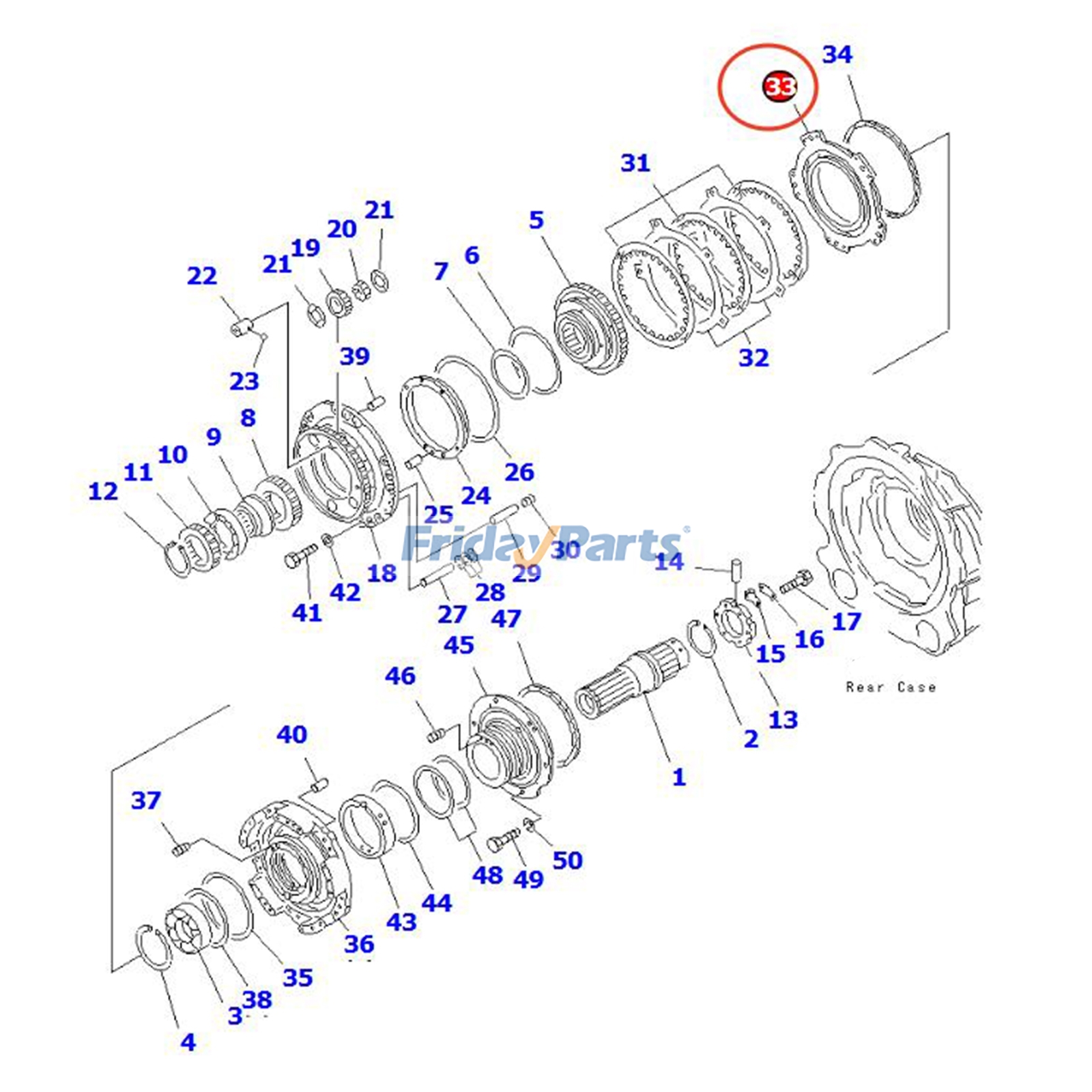 Friction Plate for Dozer